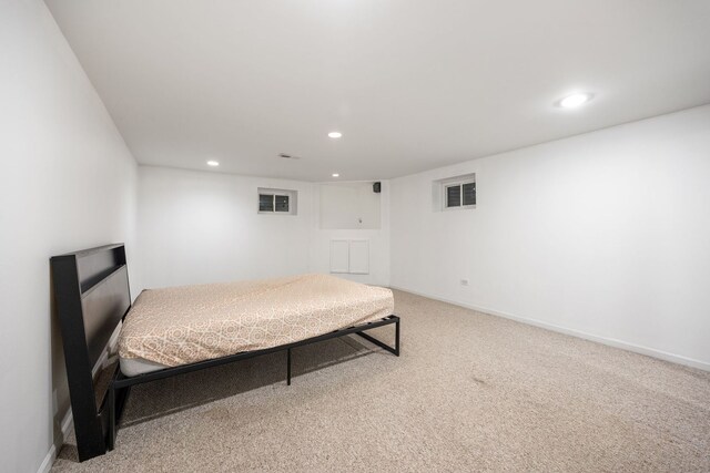 9231 N Natchez Ave, Morton Grove, IL 60053 - bedroom featuring recessed lighting, carpet, and baseboards