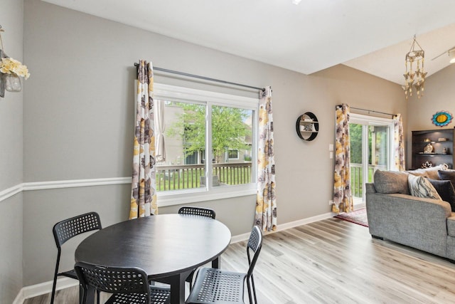 992 Hidden Lake Dr, Buffalo Grove, IL 60089 - dining space with light wood-type flooring, healthy amount of natural light, and baseboards