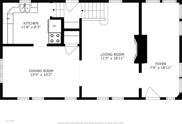 4627 S Wolf Rd, Western Springs, IL 60558 - floor plan / room layout