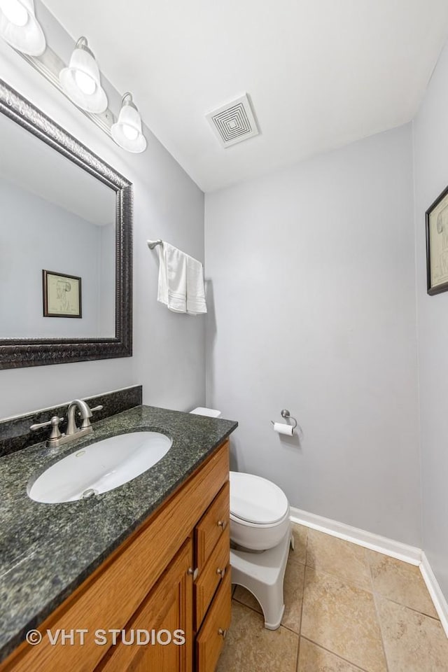 1247 Trinity Dr, Carol Stream, IL 60188 - bathroom featuring vanity and tile patterned floors