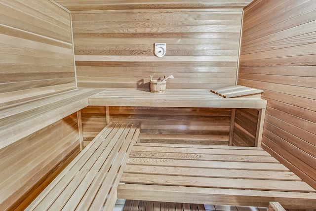6425 N Tower Ct, Lincolnwood, IL 60712 - sauna / steam room featuring wooden walls