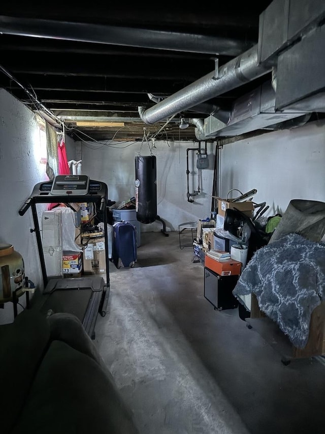 446 S Jackson St, Waukegan, IL 60085 - basement with water heater