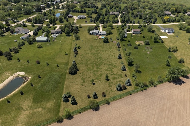 56 Huntsman Ln, Plano, IL 60545 - aerial overview of property's location with a nearby body of water