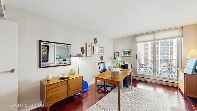 6033 N Sheridan Rd Unit 27B, Chicago, IL 60660 - office featuring hardwood / wood-style floors