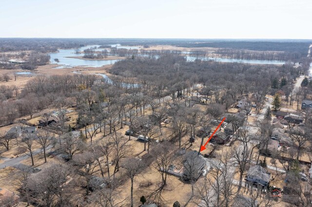 19 Eastwood Ave, Port Barrington, IL 60010 - aerial overview of property's location with a large body of water