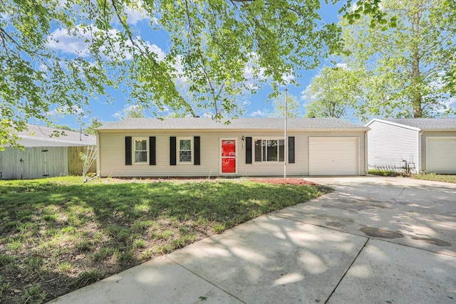1903 Alton Dr, Champaign, IL 61821 - ranch-style house with driveway and a garage