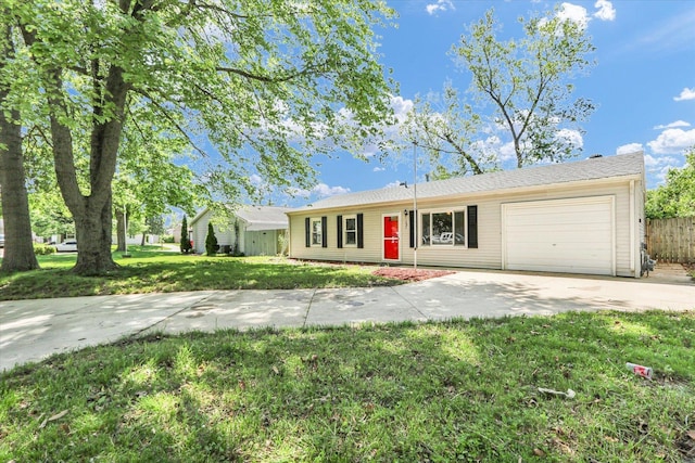 1903 Alton Dr, Champaign, IL 61821 - ranch-style home with a garage and concrete driveway