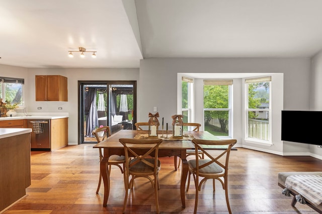 2990 Melbourne Ln, Lake In The Hills, IL 60156 - dining room with light wood-type flooring, plenty of natural light, and baseboards