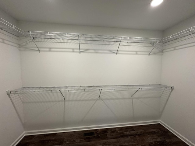 734 Keller Dr, Dixon, IL 61021 - walk in closet featuring dark wood-type flooring