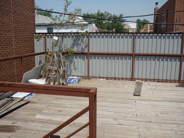 1926 W Grand Ave, Chicago, IL 60622 - view of wooden terrace
