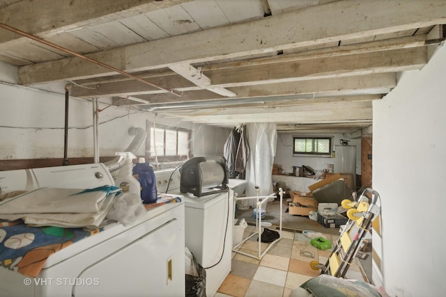 492 Freeland Ave, Calumet City, IL 60409 - basement with washer and dryer