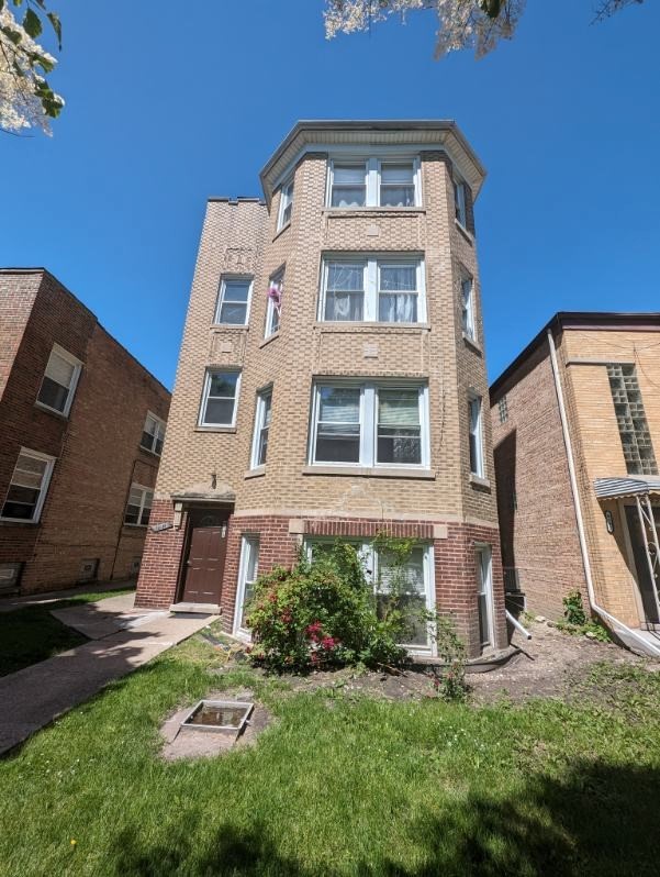8140 Keating Ave, Skokie, IL 60076 - view of front of home with brick siding
