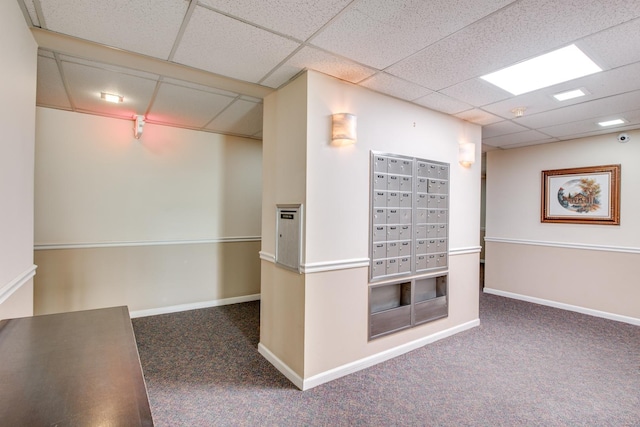 5S040 Pebblewood Ln Unit W503, Naperville, IL 60563 - view of home's community with a paneled ceiling and mail area