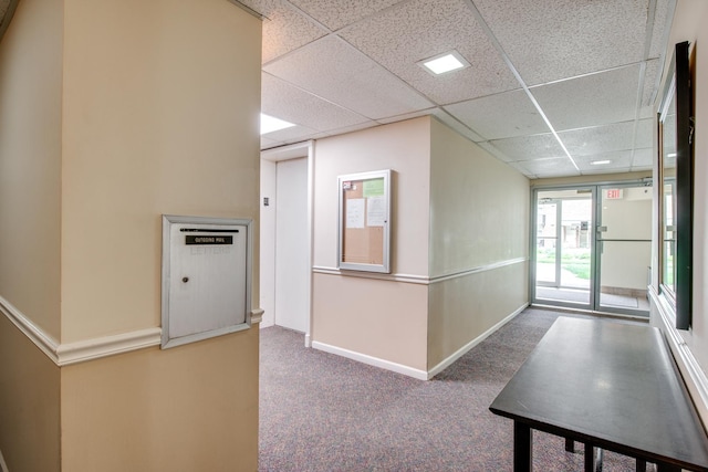 5S040 Pebblewood Ln Unit W503, Naperville, IL 60563 - common area with a paneled ceiling