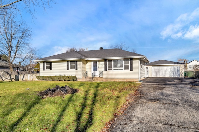 3019 Harris Dr, Joliet, IL 60431 - single story home featuring an outdoor structure and a garage