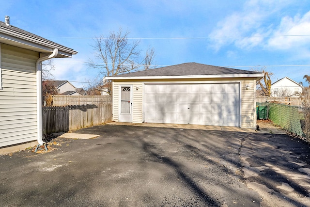 3019 Harris Dr, Joliet, IL 60431 - detached garage featuring fence
