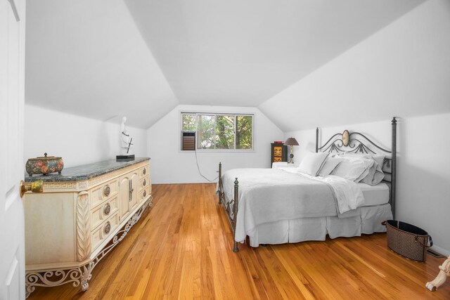 7N204 Eagle Ave, Medinah, IL 60157 - bedroom featuring light wood-type flooring and lofted ceiling