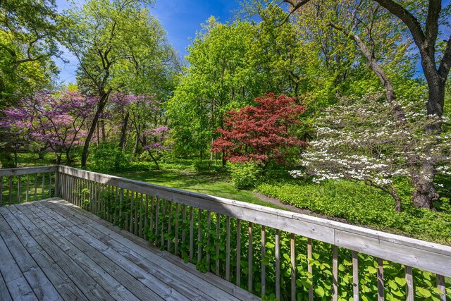 7N204 Eagle Ave, Medinah, IL 60157 - view of wooden terrace