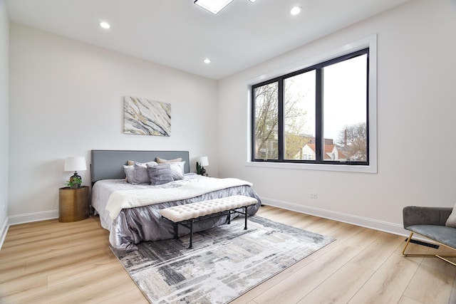1832 N Kimball Ave, Chicago, IL 60647 - bedroom featuring wood finished floors, baseboards, and recessed lighting