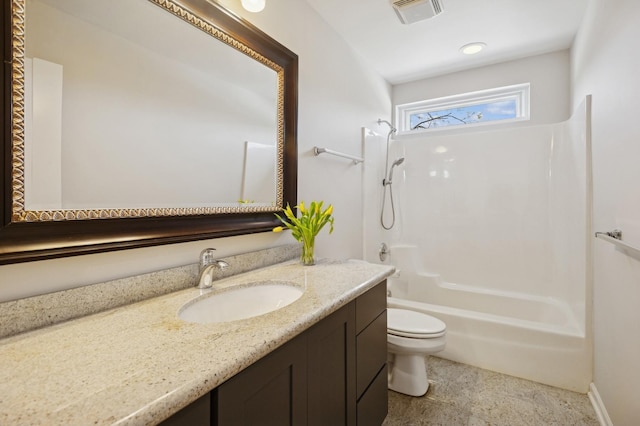 343 W Goethe St, Chicago, IL 60610 - full bathroom with toilet, vanity, and shower / bathtub combination