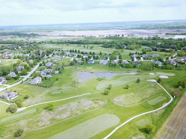 3840 W Nettle Creek Dr, Morris, IL 60450 - aerial view of property and surrounding area with a nearby body of water, nearby suburban area, and a local golf course