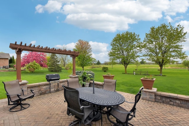 3840 W Nettle Creek Dr, Morris, IL 60450 - view of patio featuring outdoor dining space