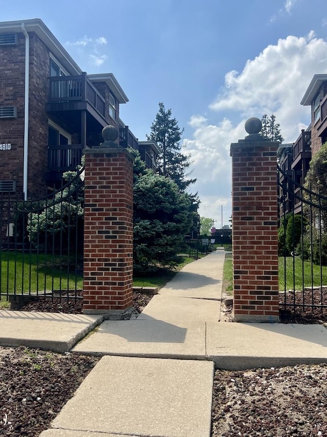 view of gate