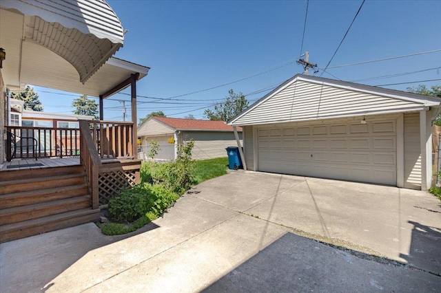 4717 N Newcastle Ave, Harwood Heights, IL 60706 - view of detached garage