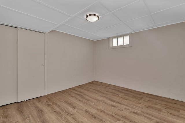 3811 N Pioneer Ave, Chicago, IL 60634 - basement with wood finished floors
