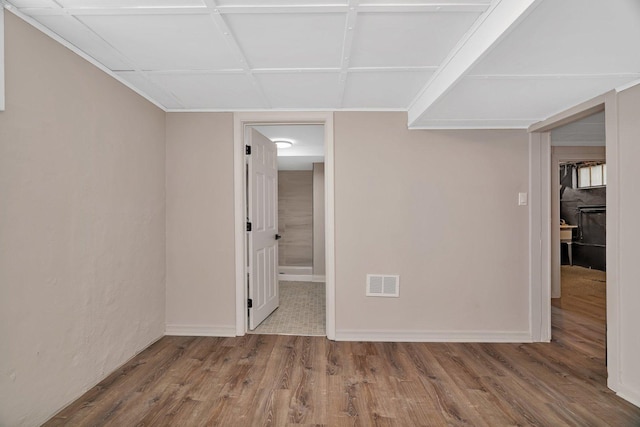 3811 N Pioneer Ave, Chicago, IL 60634 - empty room featuring wood finished floors and baseboards