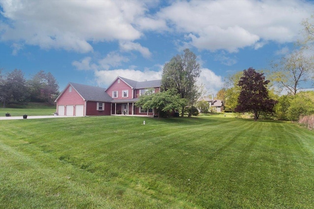 5 Piper Ln, Hawthorn Woods, IL 60047 - view of green lawn featuring a garage and driveway