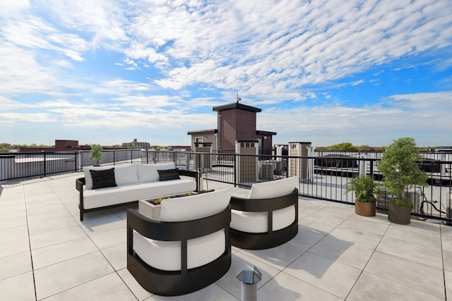 3101 N Ridgeway Ave Unit 2C, Chicago, IL 60618 - view of patio with an outdoor living space
