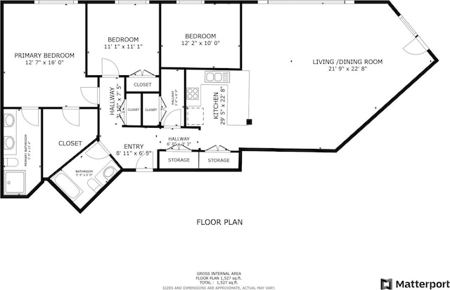 3101 N Ridgeway Ave Unit 2C, Chicago, IL 60618 - floor plan / room layout