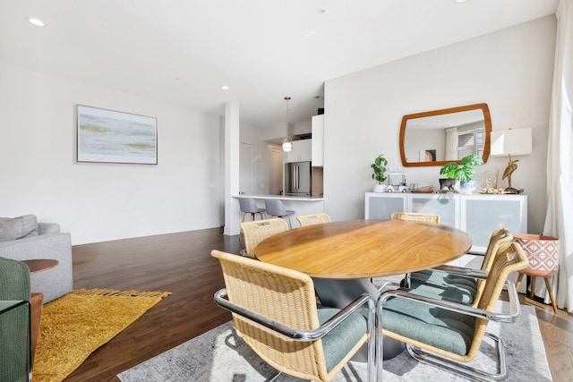 3101 N Ridgeway Ave Unit 2C, Chicago, IL 60618 - dining room with wood finished floors and recessed lighting