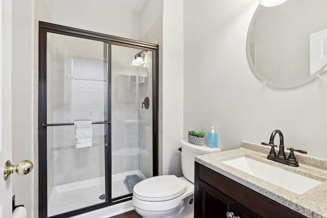2913 Glenarye Dr, Lindenhurst, IL 60046 - bathroom with a stall shower, toilet, and vanity