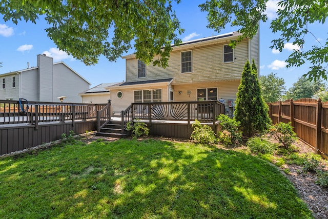 2610 Worthington Dr, Champaign, IL 61822 - rear view of property featuring a deck