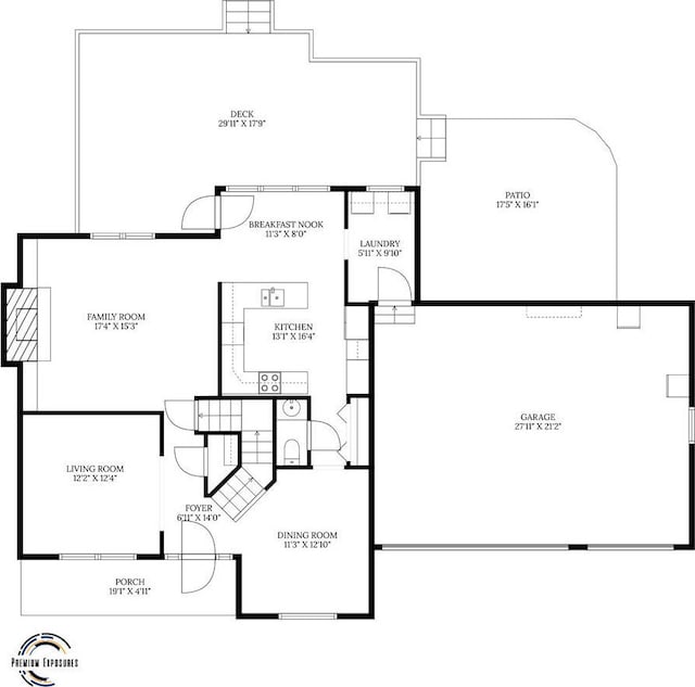 2610 Worthington Dr, Champaign, IL 61822 - home floor plan