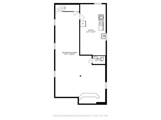 3434 Monroe St, Lansing, IL 60438 - floor plan / room layout