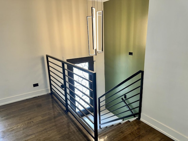 13235 S Vernon Ave, Chicago, IL 60827 - stairs with wood finished floors and baseboards