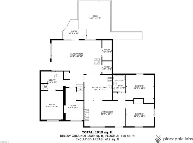 16W340 94th Pl, Burr Ridge, IL 60527 - property floor plan