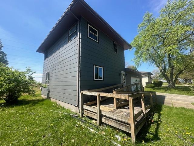 112 Minton St, Joliet, IL 60436 - view of property exterior featuring a lawn