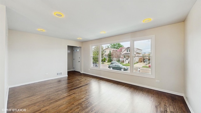 3524 N Natoma Ave, Chicago, IL 60634 - empty room featuring baseboards and wood finished floors