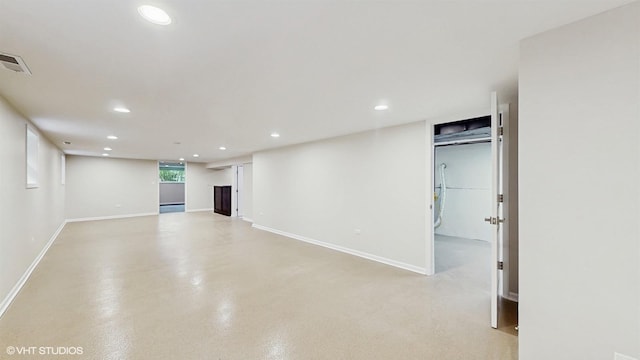 3524 N Natoma Ave, Chicago, IL 60634 - below grade area featuring recessed lighting and baseboards