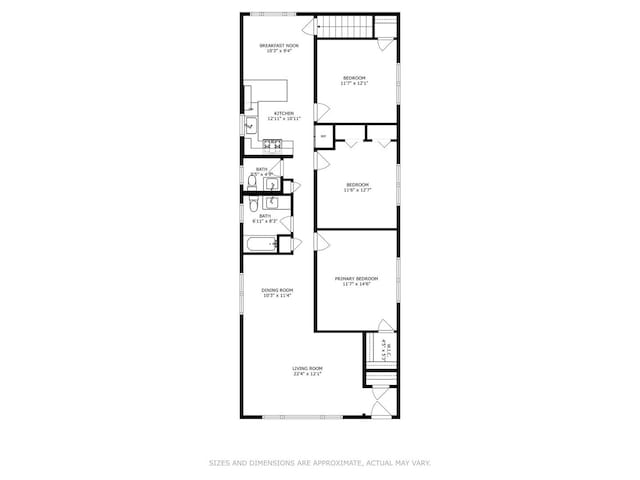 3524 N Natoma Ave, Chicago, IL 60634 - floor plan / room layout