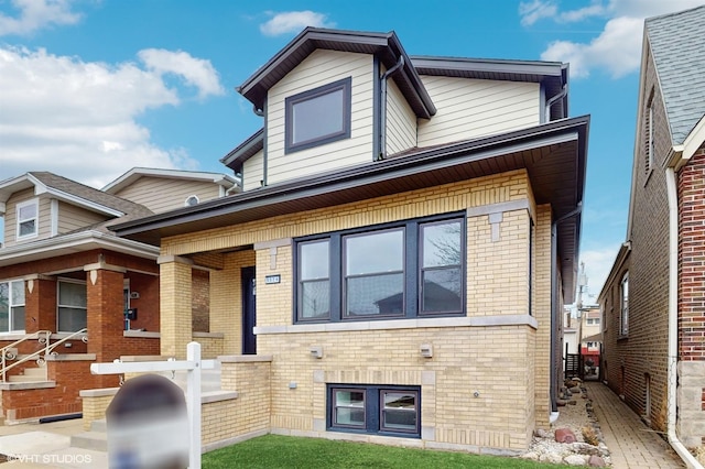 5524 W Byron St, Chicago, IL 60641 - view of front facade with brick siding