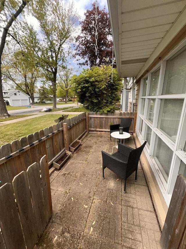 view of patio