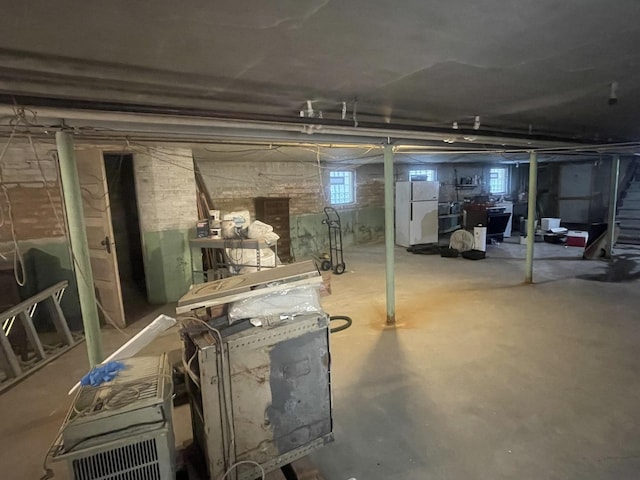 6108 N Maplewood Ave, Chicago, IL 60659 - basement featuring freestanding refrigerator