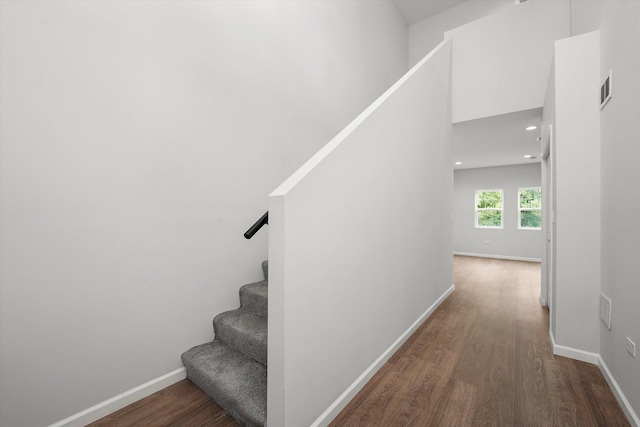 13723 S Springfield Ave, Robbins, IL 60472 - staircase with wood finished floors and recessed lighting
