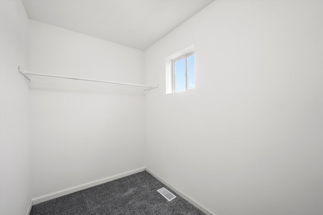 13723 S Springfield Ave, Robbins, IL 60472 - walk in closet featuring dark carpet