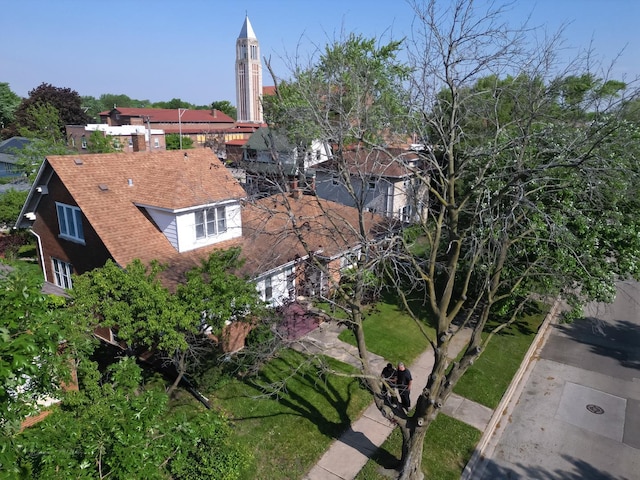 aerial overview of property's location